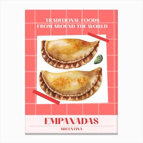 Empanadas Argentina 2 Foods Of The World Canvas Print