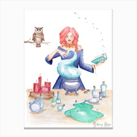 Witches And Potions Canvas Print