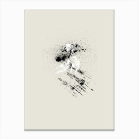 Splatter Painting In Boho Style 1 Canvas Print