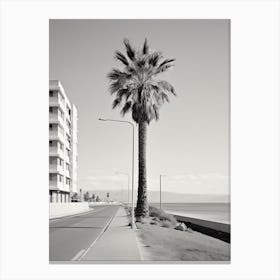 Limassol, Cyprus, Black And White Photography 2 Canvas Print