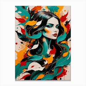 Abstract Painting - Leave Her Wild Canvas Print