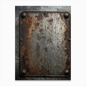 Rusty Metal Plate 1 Canvas Print