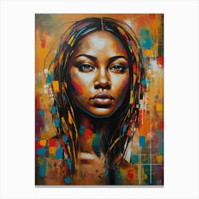 African Woman Canvas Print