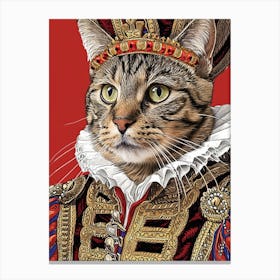 King Cat Canvas Print