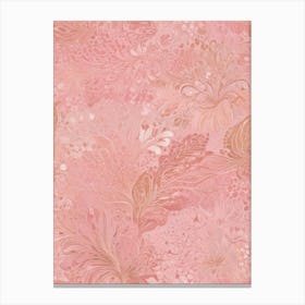 Pink Paisley Canvas Print