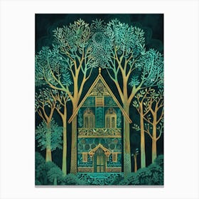 House In The Woods 6 Canvas Print