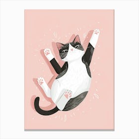 Cute Cat Illustration Canvas Print