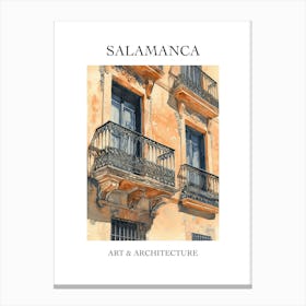 Salamanca Travel And Architecture Poster 2 Canvas Print