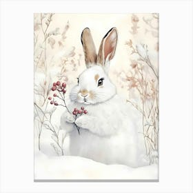 Snow Bunny Canvas Print