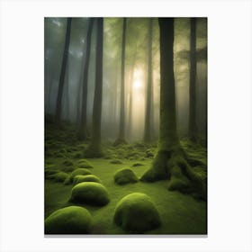 Mossy Forest Canvas Print