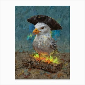 Pirate Seagull Canvas Print