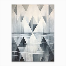 Water Geometric Abstract 6 Canvas Print