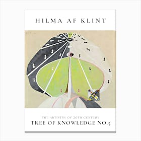 Hilma Af Klint Tree Of Knowledge No 5 1 Canvas Print