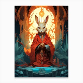 Rabbit In The Dungeon 1 Canvas Print
