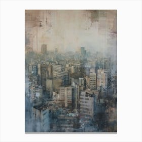 Neutral Tones Cityscape 1 Canvas Print