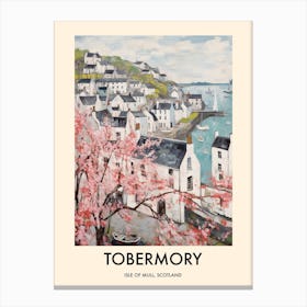 Tobermory (Isle Of Mull, Scotland) Painting 1 Travel Poster Canvas Print