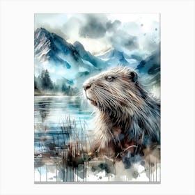 Wild Animal Illustration 139 Canvas Print