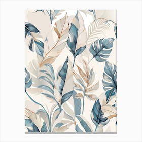 Tropical Leaves Canvas Print