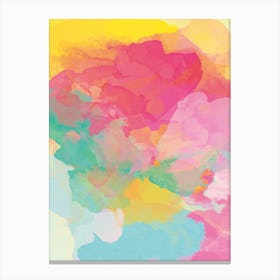 Abstract Watercolor Painting 3 Canvas Print