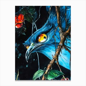 Blue Bird 1 Canvas Print