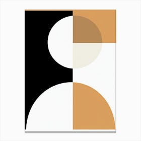 Moers Motion, Geometric Bauhaus Canvas Print