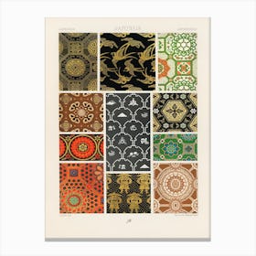 Japanese Pattern, Albert Racine (3) Canvas Print