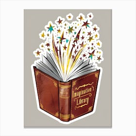 Imagination'S Library Canvas Print