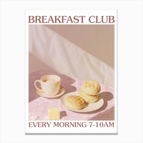 Breakfast Club Crumpets 4 Canvas Print