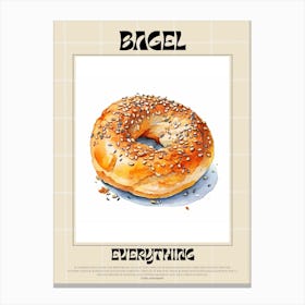 Everything Bagel 7 Canvas Print