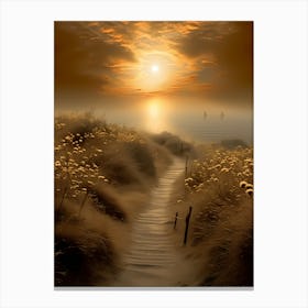 Path To The Sea Canvas Print