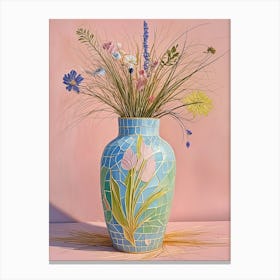 Mosaic Vase Canvas Print