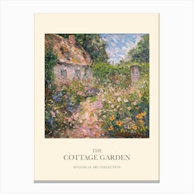 Nature Cottage Garden Poster 8 Canvas Print