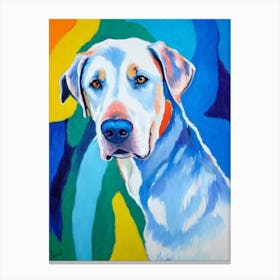 Chesapeake Bay Retriever 2 Fauvist Style dog Canvas Print
