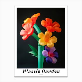 Bright Inflatable Flowers Poster Marigold 1 Canvas Print