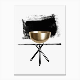 Gold Bowl Canvas Print