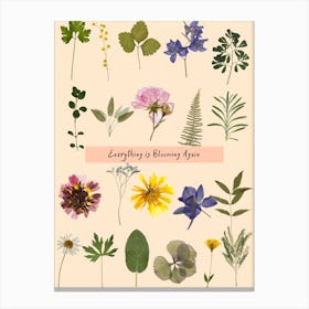 Everything'S Blooming Canvas Print