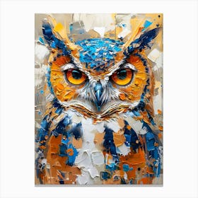 Owl Painting 1 Canvas Print