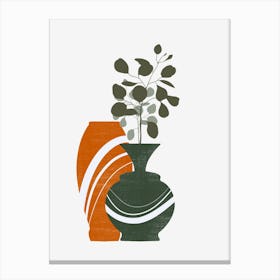 Vases And Plants 19 Canvas Print