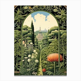 San Diego Botanic Garden Usa Henri Rousseau Style 5 Canvas Print