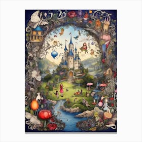 Cinderella'S Castle 1 Canvas Print