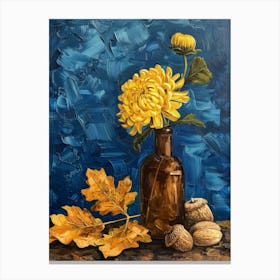 Yellow Chrysanthemum Canvas Print