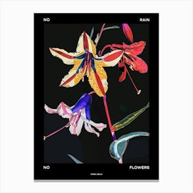 No Rain No Flowers Poster Coral Bells 1 Canvas Print