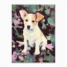 A Corgi Dog Painting, Impressionist 2 Canvas Print