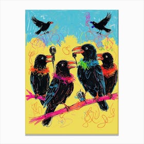 Crows 11 Canvas Print