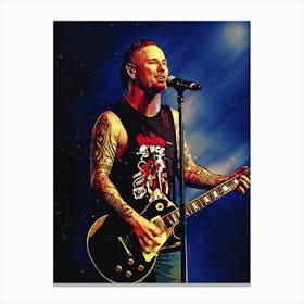 Superstars Of Corey Taylor 2018 Live In The Rave Milwaukee Canvas Print