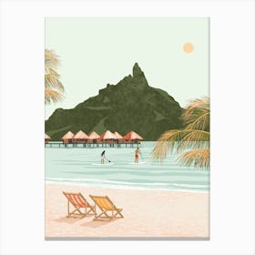Bora Bora Art Print Canvas Print