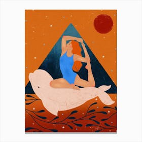 Beluga Girl Canvas Print