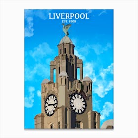 Liverpool Print | Liverpool Landmarks Print Canvas Print
