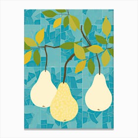 Pears Illustration 2 Canvas Print