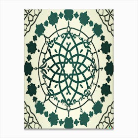 Arabic Pattern Abstract Canvas Print